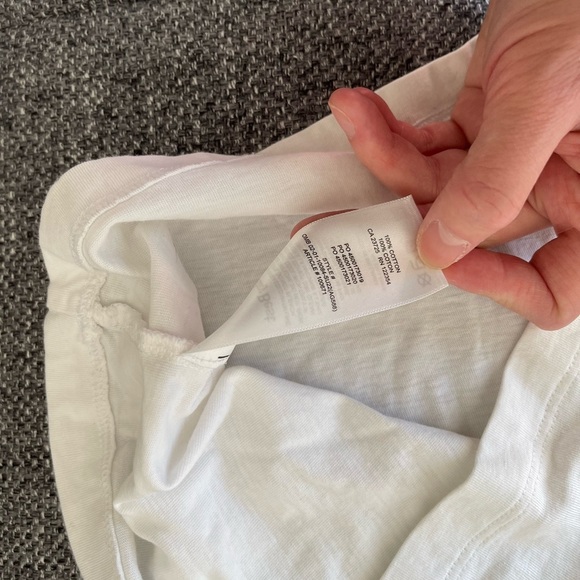 Aritzia Sunday Best - White 'Bad Apple' Graphic Tee - Picture 7 of 7